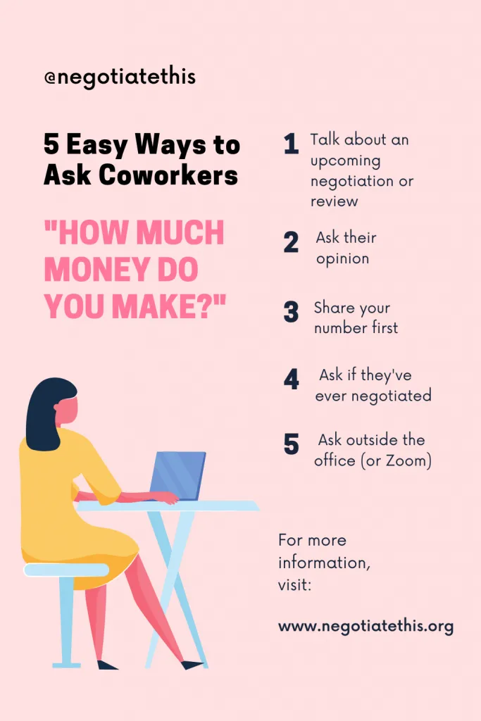 5 easy ways to ask coworkers how much do you make