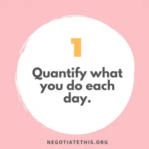 find the numbers: quantify what you do each day