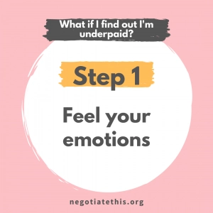 step 1 - feel emotions