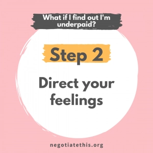 step 2: direct your feelings