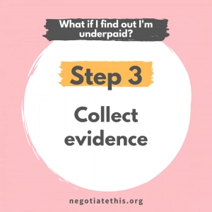 step 3: collect evidence