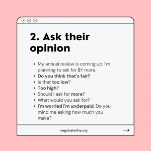 ask their opinion