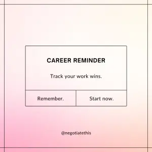 track your work wins